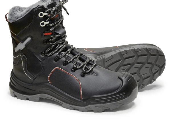 Siltie ādas darba šņorzābaki 2739 S3 ar aizsargpurngalu no kompozītmateriāla.