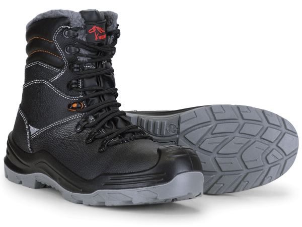 Siltie ādas darba šņorzābaki J689 S3