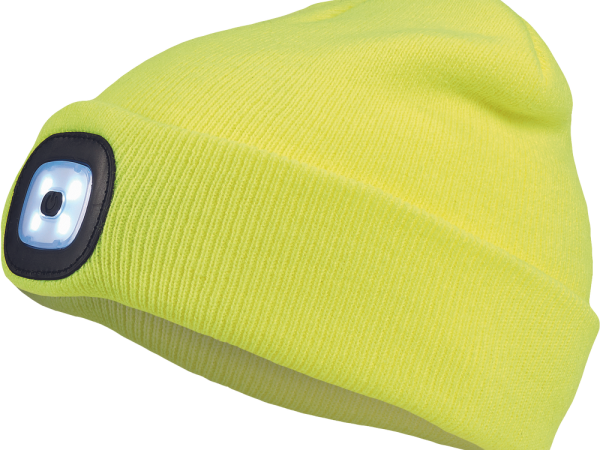 Adīta cepure DEEL ar LED spuldzi