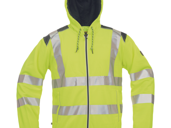 Vīriešu baikas jaka ar kapuci Hi-Vis KNOXFIELD HVPS