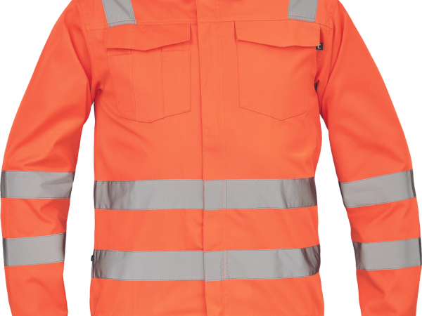 Plāna vīriešu augstas redzamības darba jaka Malaga