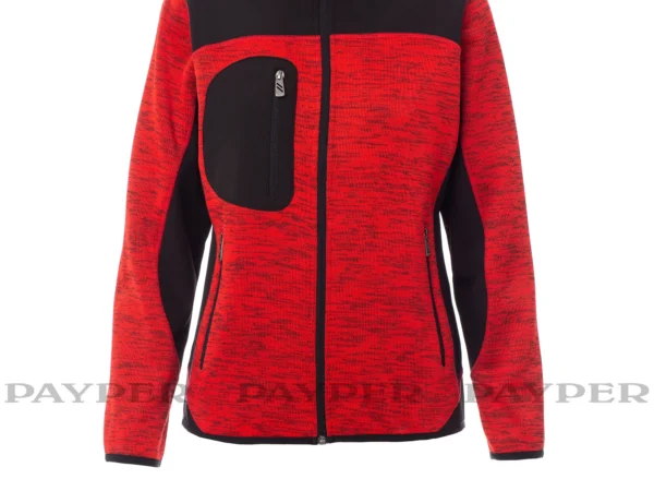 Sieviešu adīta Softshell jaka TRIP LADY – divkrāsu dizains, SBS rāvējslēdzējs, 380 g/m²