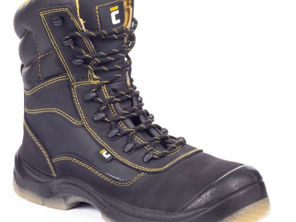 Augstie ādas šnorzābaki Black knight TPU S3