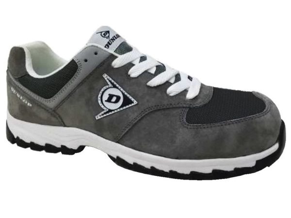Zamšādas darba kurpes DUNLOP FLYING ARROW CHARCOAL HRO S3