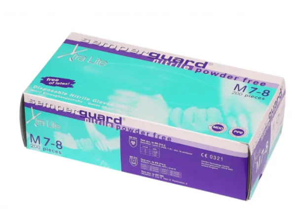 Vienreizlietojamie nitrila cimdi OP-0444 bez pūdera, 200 gab.