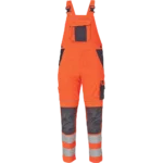 Vīriešu augstas redzamības darba puskombinezons MAX VIVO, oranžs