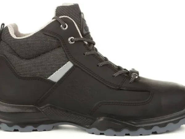 Melni ādas darba zābaki ar alumīnija purngalu TALAN Outdoor 318 S3 SRC