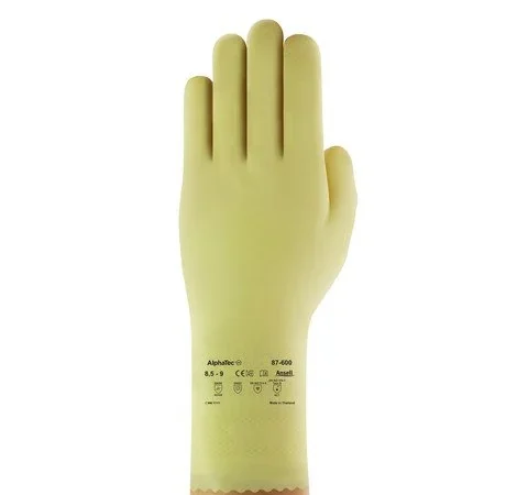 Ansell 87-600 DuzmorPlus lateksa ķīmiski izturīgi darba cimdi