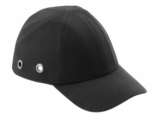 HOGERT HT5K188 aizsargcepure – beisbola stila, melna, ar pastiprinājumu