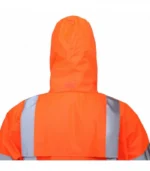 BoSafety Hi-Vis lietus jaka ar atstarojošām joslām RW-H440, RW-H441 - Image 4