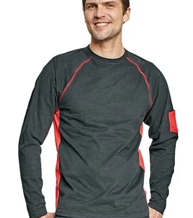 FAXE vīriešu T-krekls ar garām piedurknēm, 100 % kokvilna 200 g/m²