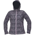 Sieviešu Softshell jaka YOWIEPRINT, ūdens un vēju izturīga, fiksēta kapuce, regulējamas piedurknes, EN ISO 13688 - Image 2