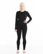 Sieviešu Merino vilnas termoveļas komplekts NordMerino (krekls un bikses), 100% Merino vilna, 250m/g - Image 2