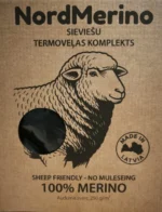 Sieviešu Merino vilnas termoveļas komplekts NordMerino (krekls un bikses), 100% Merino vilna, 250m/g - Image 5