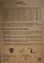 Sieviešu Merino vilnas termoveļas komplekts NordMerino (krekls un bikses), 100% Merino vilna, 250m/g - Image 6