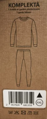 Sieviešu Merino vilnas termoveļas komplekts NordMerino (krekls un bikses), 100% Merino vilna, 250m/g - Image 7