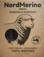 Vīriešu Merino vilnas termoveļas komplekts NordMerino (krekls un bikses), 100% Merino vilna, 250m/g - Image 5